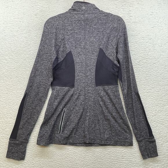 Lululemon Shirt Womens 8 Purple Run Full Tilt Half Zip Pullover Performance Gym - Picture 2 of 12